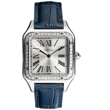 CARTIER Santos Dumont Large avec Diamants Naturels Personnalisation WSSA0022 | BBA-WATCH.COM