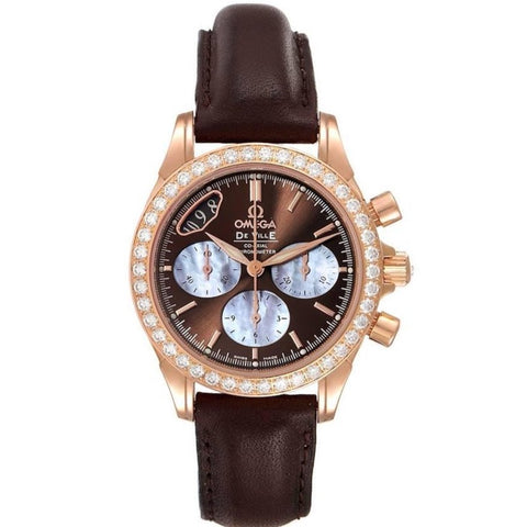 OMEGA De Ville Co-axial Chronograph 18K Rose Gold | BBA-WATCH.COM