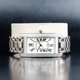 CARTIER Tank Américaine with Customization in Natural Diamonds W26036L1