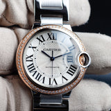 CARTIER Ballon Bleu With Natural Diamonds Personalization WE902081