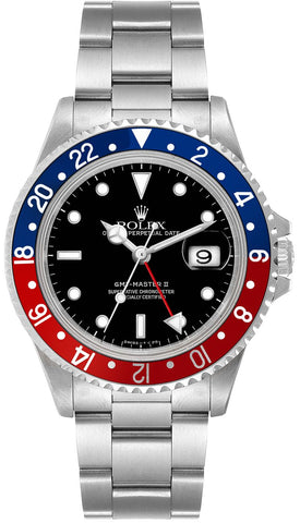 ROLEX GMT-Master 16710 Pepsi 40 mm Oyster Steel Automatic