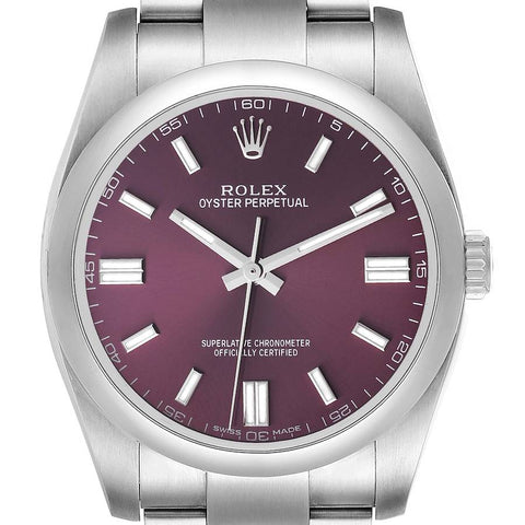 ROLEX Oyster Perpetual 36 Red Grape 116000 | BBA-WATCH.COM