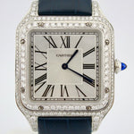 CARTIER Dumont XL Stainless Steel Diamonds WSSA0032 | BBA-WATCH.COM