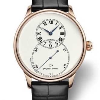 JAQUET DROZ LEGEND GENEVA GRANDE SECONDE IVORY ENAMEL