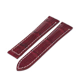Bracelet crocodile 20/18 mm pour la boucle déployante OMEGA