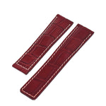 Bracelet crocodile 22/18 mm pour la boucle déployante BREITLING et TAG HEUER