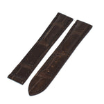 19/16 mm crocodile strap for the OMEGA folding clasp