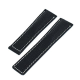 Bracelet crocodile 22/18 mm pour la boucle déployante BREITLING et TAG HEUER
