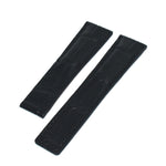 22/20 mm crocodile strap for BREITLING and TAG Heuer folding clasp