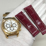 Bracelet crocodile 20/16 mm pour ROLEX Daytona 16518