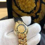 GIANNI VERSACE 18K Yellow Gold Factory Diamonds Medusa Limited Edition